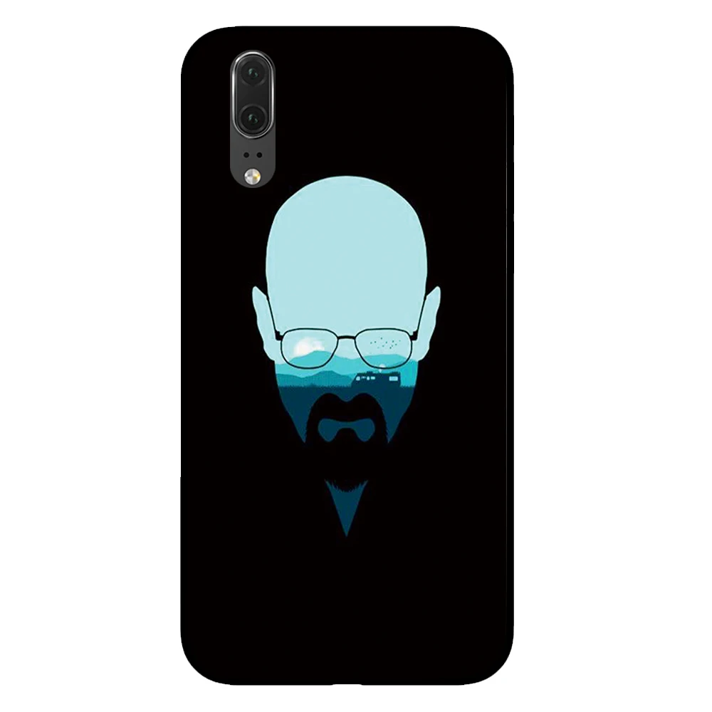 Walter Breaking Bad черный чехол для телефона huawei P30 P20 mate 10 20 Pro Lite Nova 3 4 3i чехол - Цвет: 6