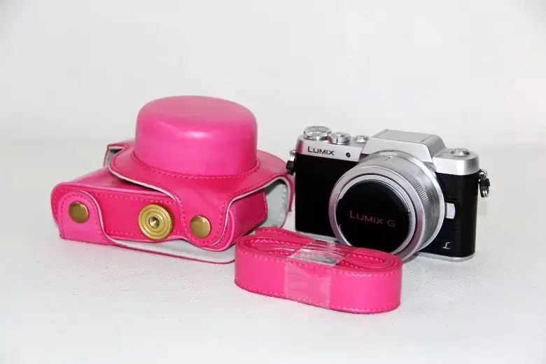 Подходит для Panasonic GF7 камера сумка Короткий бросок GF7 камера кожаный чехол 12-32 мм объектив