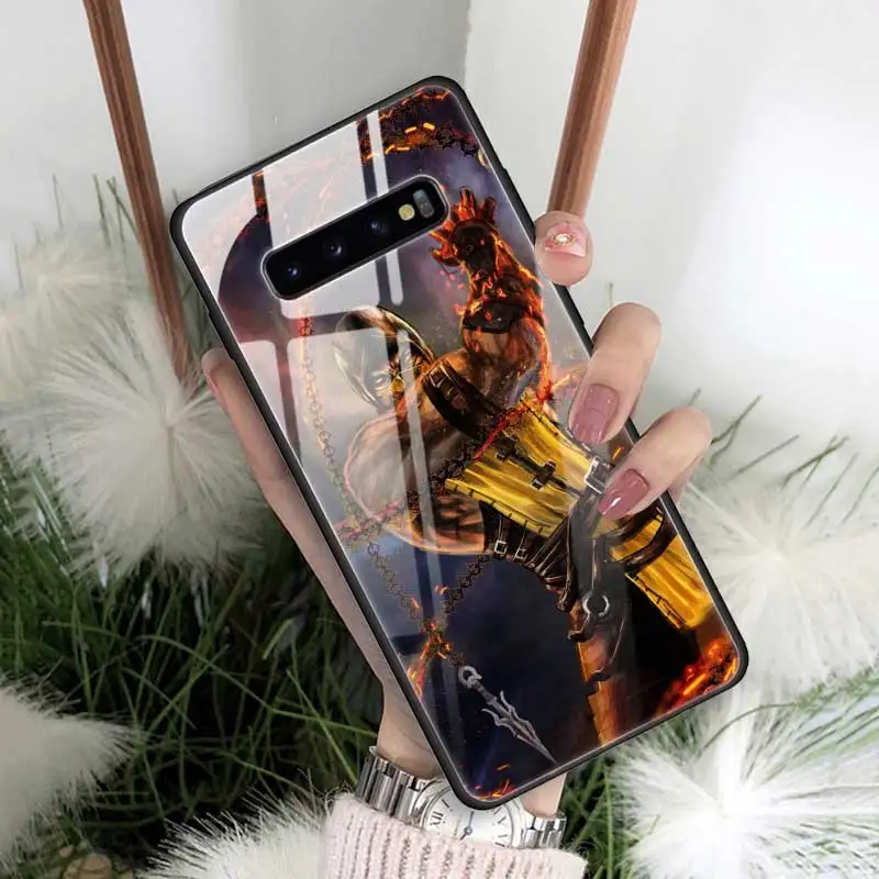 Mmoral Kombat чехол из закаленного стекла для samsung Galaxy S10 S10e S9 S8 Note9 Note 10 Plus 5G A50 A30 силиконовый край Funda Capa - Цвет: 02