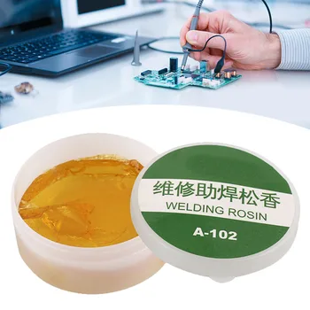 

Solid Rosin Paste Solder Paste Yellow Flux Rosin Soldering Iron Head Repair Mechanic Welding Tool Practical Durable tool 2pcs
