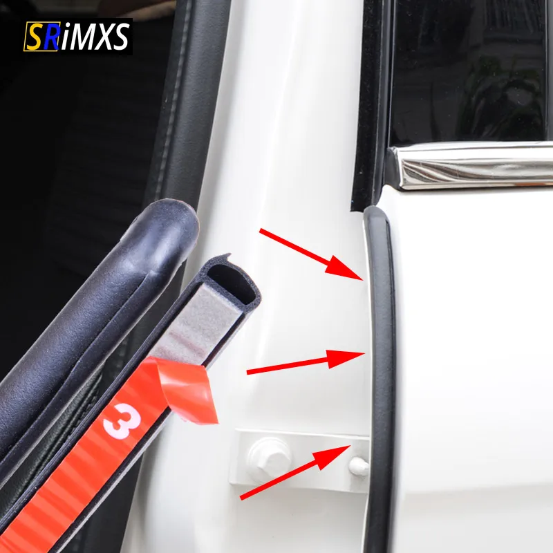 

Car Rubber Seal Noise Insulation Car Door Seal strip Filler Weatherstrip For B Pillar Protection Sealant Strip For Auto