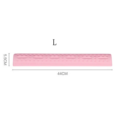 L-pink Эргономичная подставка для мыши и клавиатуры, подставка для запястья, подушка из пены с эффектом памяти, механическая клавиатура, уход за руками для офиса, ПК, игр - Цвет: L-pink