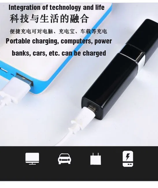 Сетевая Зажигалка для зарядки через usb от знаменитостей светящаяся электронная