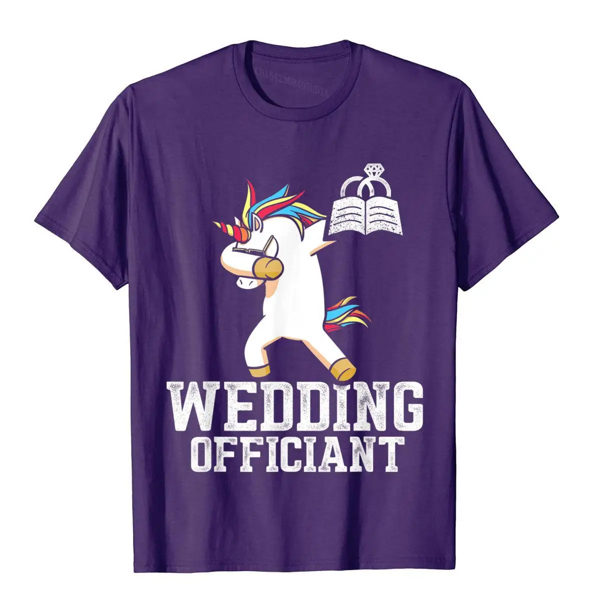 Wedding Officiant US Arts Internet Ordained Minister Gift T-Shirt__B7412purple