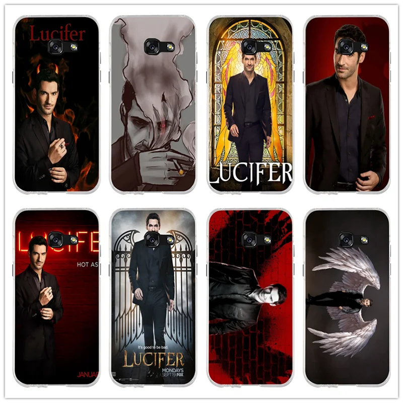 Мягкий силиконовый прозрачный чехол из ТПУ для мобильного телефона Tom Ellis Lucifer для samsung Galaxy J1 J2 J3 J5 J7 A3 A5 A7