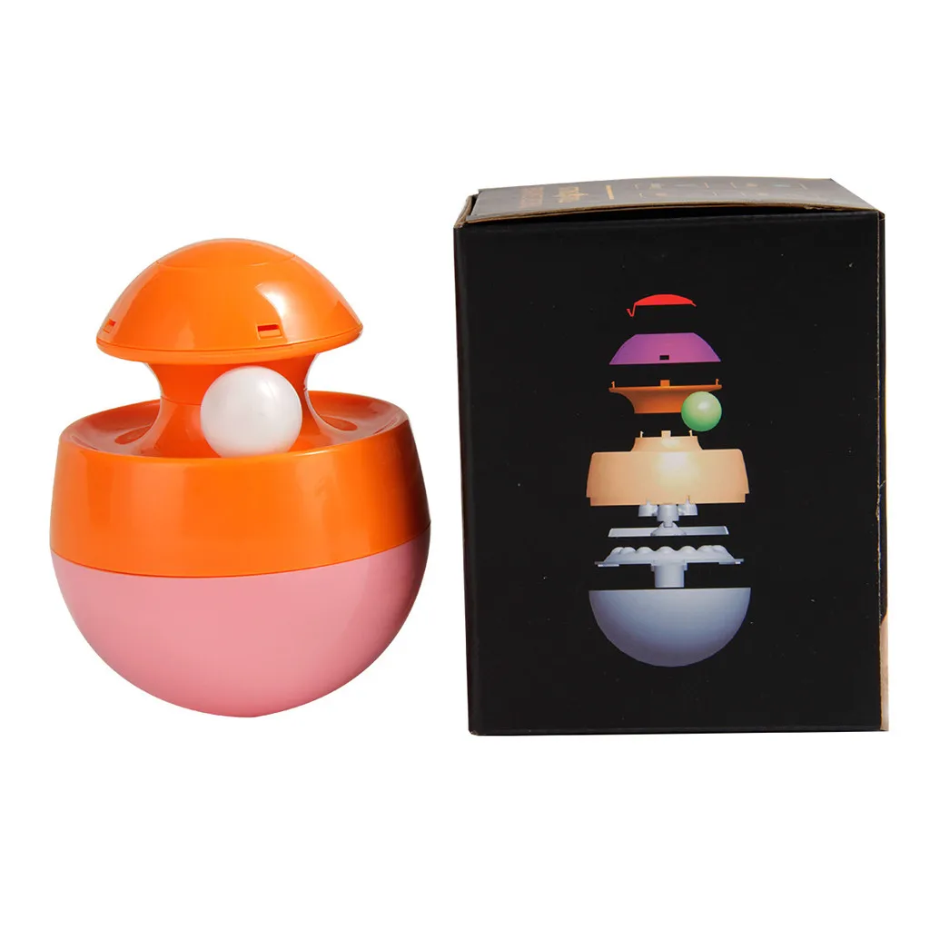 Игрушки для кошек Игрушка-кормушка Двухуровневая прокатная утечка чаша дозатора кошачья интерактивная игрушка утечка пищевой шар пищевой контейнер gatos