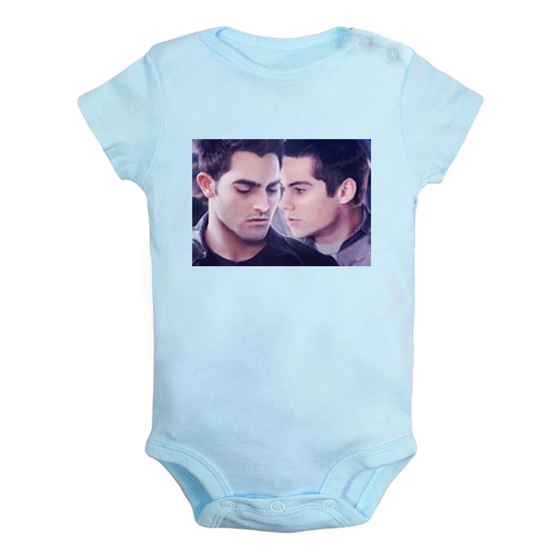 The Big Bang Theory Teen Wolf телефон Scott McCall and stiles Одежда для новорожденных мальчиков и девочек Комбинезон с принтом для младенцев - Цвет: JcBaby1210BLD