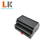 

LK-DR04 Plc Din Rail Abs Plastic Enclosure Project Box Electronics Instrument Pcb Wall Mount Distribution Box107x88x59mm