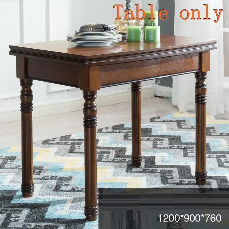 Version K Masa Sandalye Sala Dinning Redonda Eet Tafel Tisch Meja Makan, деревянный комедор, стол для столовой - Цвет: Version K