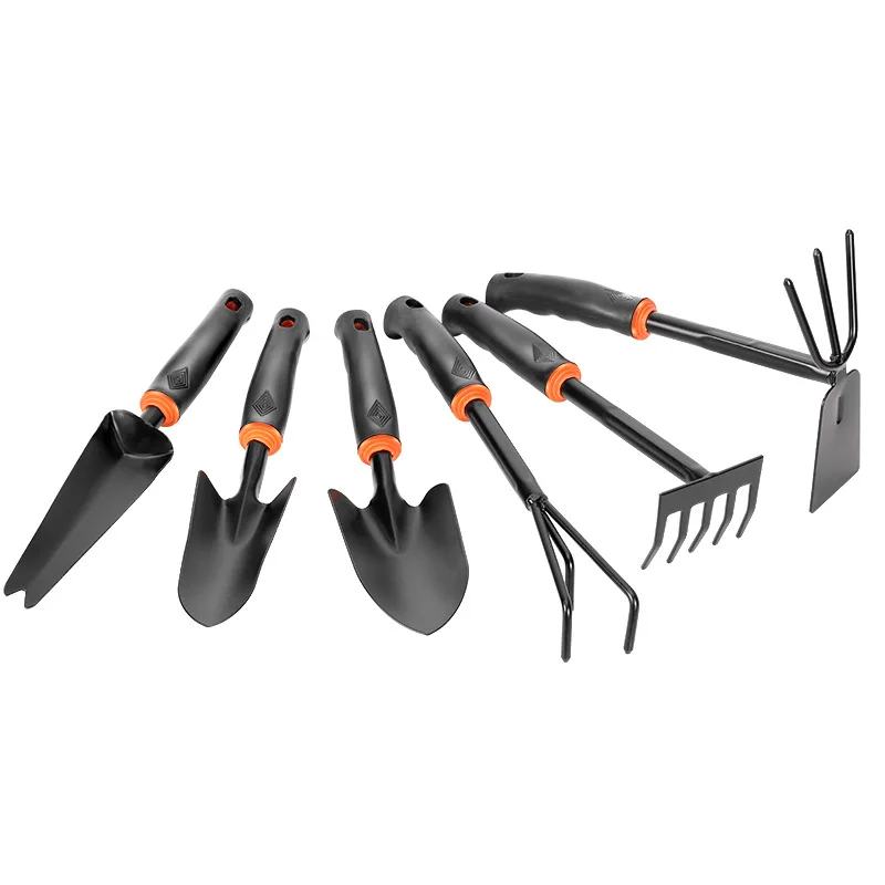 Garden tools Two-end hoe Dual-purpose hoe Five teeth Rake Shovel Outdoor Flower shovel