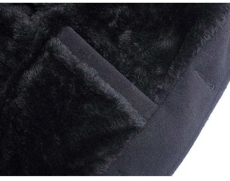 Шерстяное пальто, Мужская Зимняя Толстая куртка, Толстая Повседневная Верхняя одежда, куртки, вельветовое теплое пальто высокого качества с капюшоном размера плюс 6XL