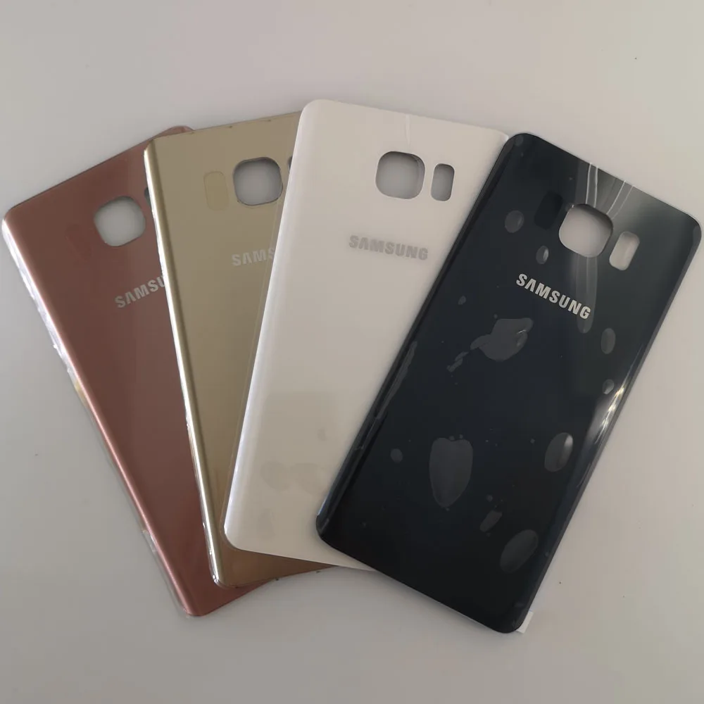 Samsung note5 задняя крышка батарейного отсека 3D стеклянный корпус крышка для samsung Galaxy Note5 Note 5 задняя дверь+ клейкая наклейка