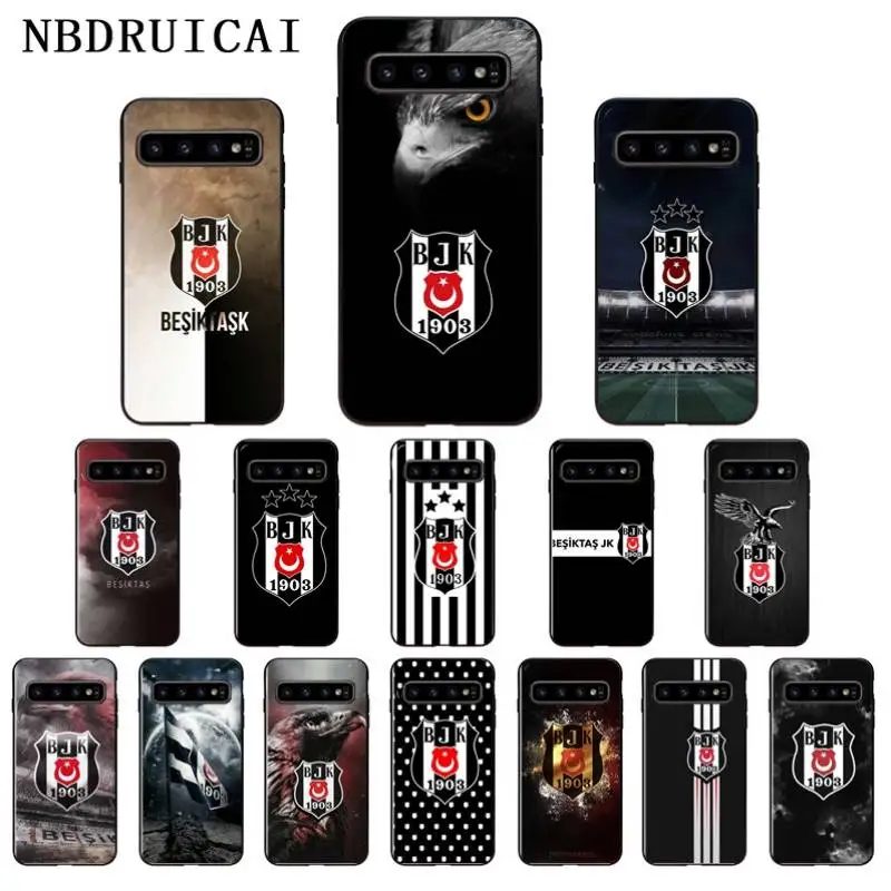 

NBDRUICAI Turkey Besiktas High Quality Silicone Phone Case for Samsung S9 plus S5 S6 edge plus S7 edge S8 plus S10 E S10 plus
