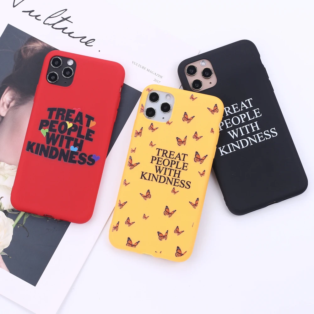 

Harry Styles TPWK Treat People With Kindness Phone Cover For iPhone 11 Pro Max X XS XR Max 7 8 7Plus 8Plus 6S SE Soft Candy Case