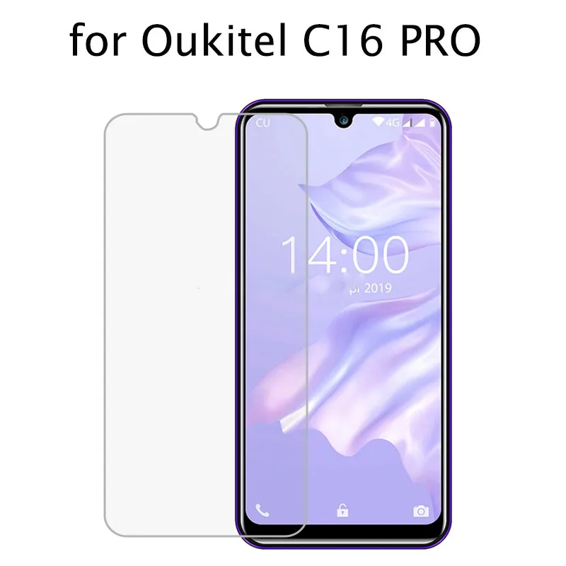 Закаленное стекло для Oukitel C16 Pro ультратонкая Защита экрана закаленная пленка C