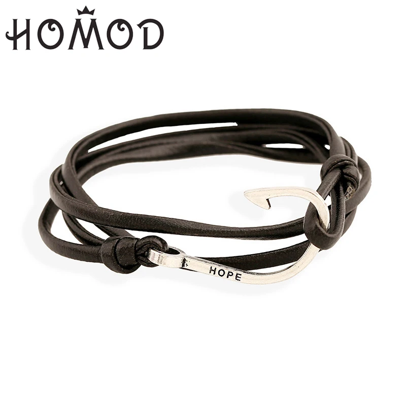 Endless бесконечный многослойный веревочный браслет Pulseras Hombre том надеюсь морской