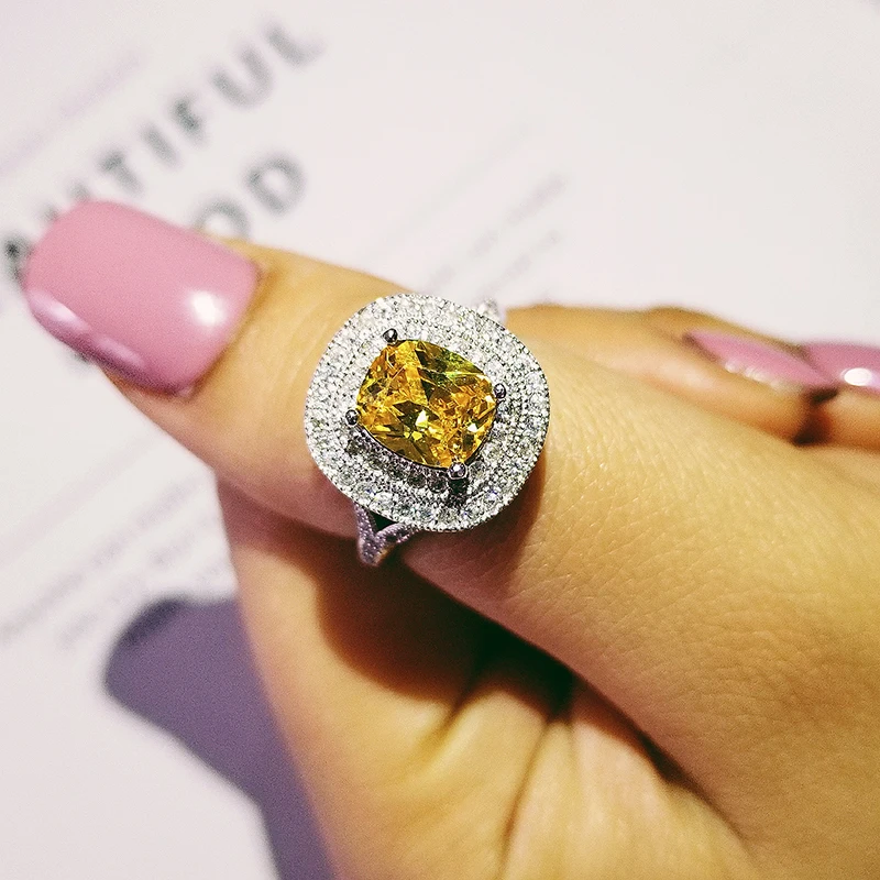 Оригинальное дизайнерское обручальное кольцо из стерлингового серебра 925 пробы