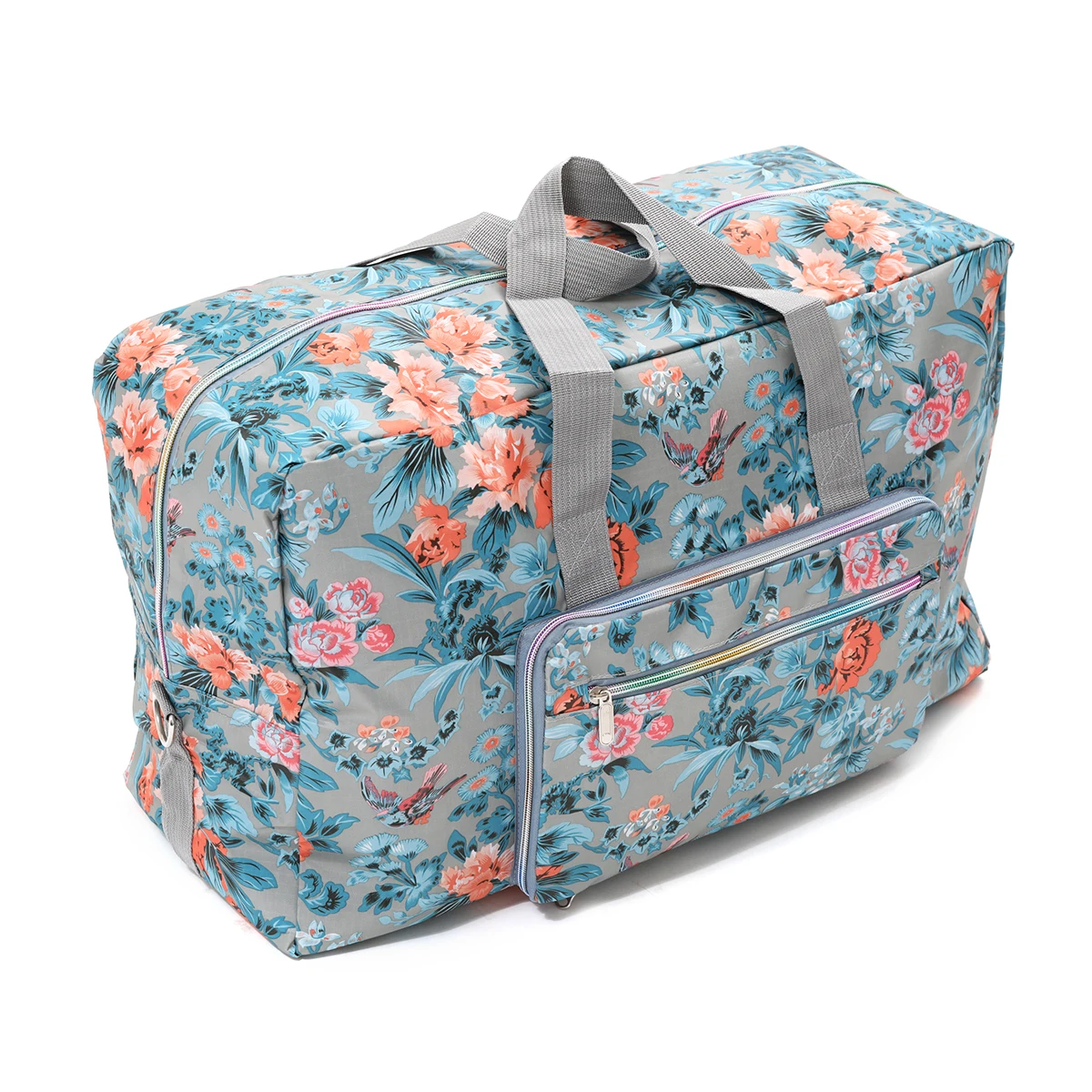 Foldable Travel Bag Women Large Capacity Portable Shoulder Duffle Bag Cartoon Printing Waterproof Weekend Luggage Tote Wholesale