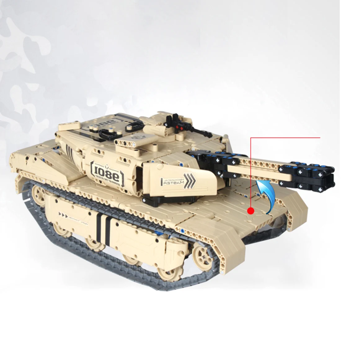 1276 шт. 1:16 DIY rc Танк автомобиль строительный блок маленькие частицы конструкционная модель кирпичная игрушка подарок для мальчиков и девочек старше 6