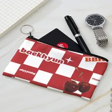 New Ideas Men's And Women's Funny Checkerboard Coin Purse Lady Wallet Lipstick Air Cushion With A Zipper Canvas Bag Fashion