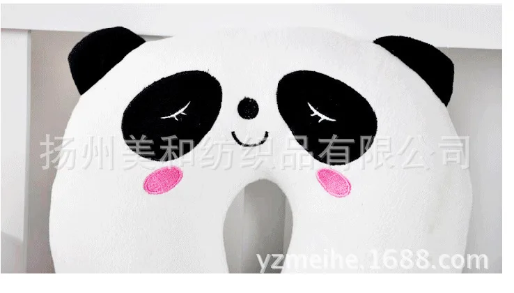 Creative Plush Toys Pillow Comfortable Cartoon Animal U-SHAPE Pillow Office Waist Support Snoring U-SHAPE Neck Pillow