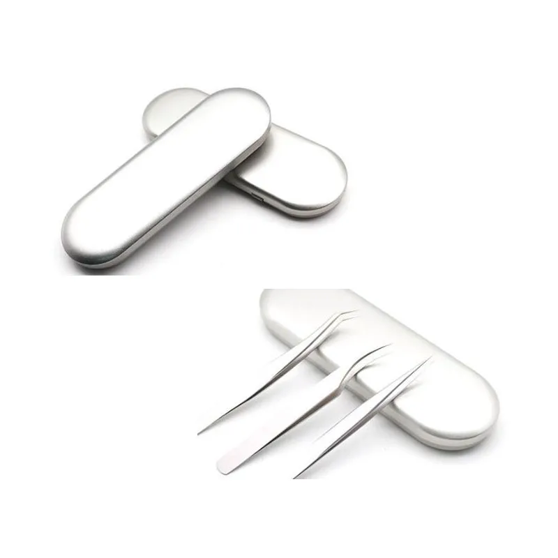 Baby Cleaning Tweezers Graft Eyelash Tweezers Stainless Steel Beauty Beauty Eyelash Tweezers Type Eyelash Curling Tool
