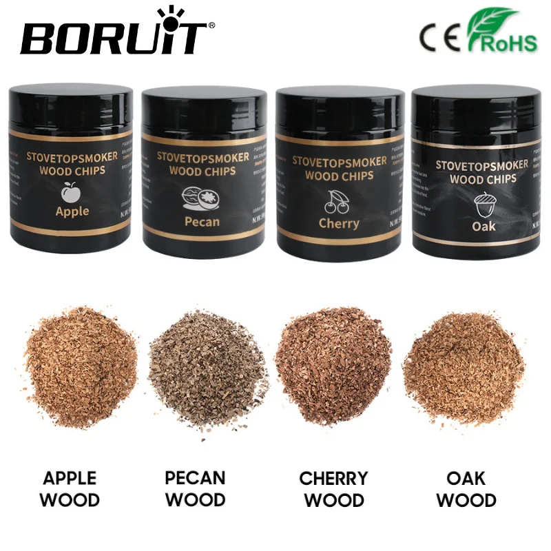 Smoked Wood Chips Molecular Cuisine Gourmet Fine Sawdust Cold Smoke Generator Grill Cooking Tool For Smoking Gun Smoke Infuser