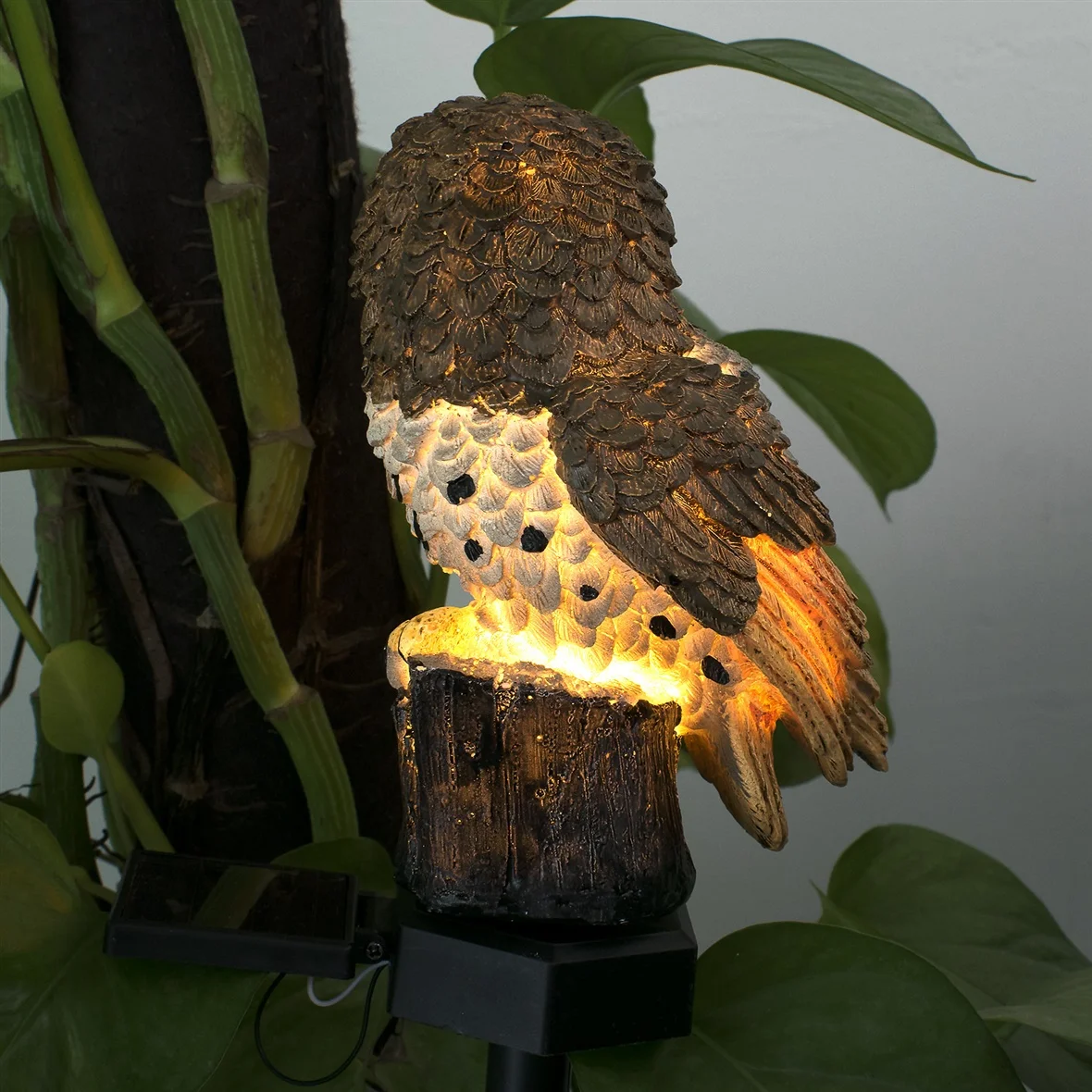 

ZC001106 Solar Owl Landscape Light Brown JA55