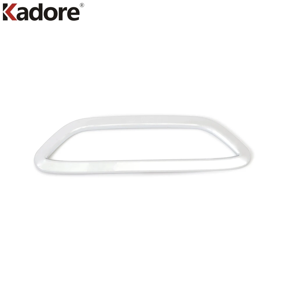 ABS Chrome Plastic Для Toyota C-HR CHR- хромированные задние стоп-сигналы ободок для фары нижний Stoplight декоративный чехол стикер автомобиля - Цвет: ABS Chrome Plastic