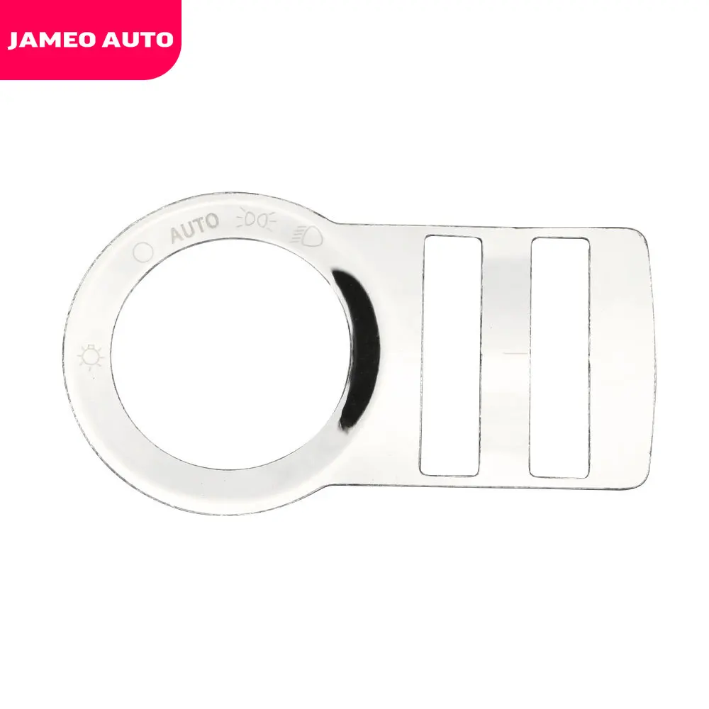 Jameo авто нержавеющая сталь Ручка переключатель фар панель Защитная крышка Накладка наклейка для Chevrolet Orlando 2009- LHD ES