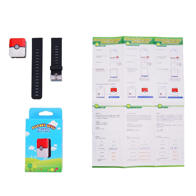  고 플러스용 자동 캐치 팔찌, 블루투스 충전식 사각형 팔찌, 안드로이드 IOS용 팔찌, 신제품