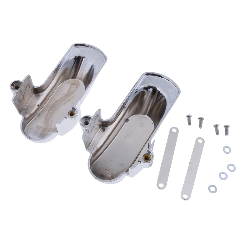 Silver Rear Frame Axle Covers Set for Harley Dyna 2006 2007 2008 2009 2010 2011 2012 2013 2014 2015 2016 2017 Models