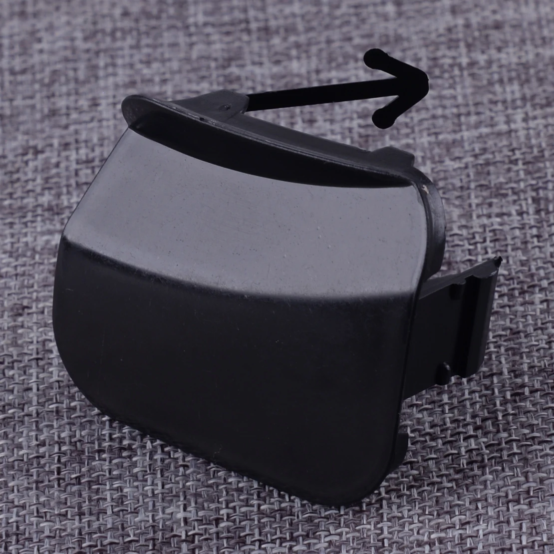 

DWCX Plastic Car Right Front Car Bumper Tow Hook Eye Cover Cap fit for Toyota Highlander 2008 2009 2010