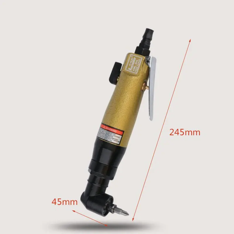Pneumatic Right Angle Screwdriver Industrial Grade 9000rpm 7N.m Home Renovation High Quality Small Space Pneumatic Screwdriver