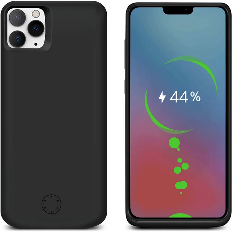 Чехол-Аккумулятор 6000 мА/ч для iphone 11 ProMax чехол зарядного устройства умный из
