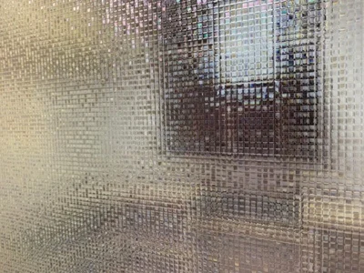 Mosaic Window Film Static Cling No Glue Reusable Mosaic Square Pattern Home Decor Bathroom Kitchen Table 60cmx100cm