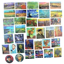 35pcs/lot Van Gogh Creative Sticker for Paper Album Notebook Adhesive Tape Car Luggage Diy Decoration Graffiti Stickers AT2306 Stationery Sticker 35pcs/lot Van Gogh Creative Sticker for Paper Album Notebook Adhesive Tape Car Luggage Diy Decoration Graffiti Stickers AT2306 Stationery Sticker