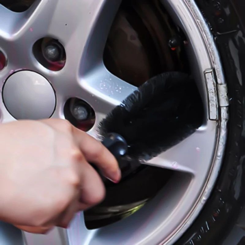 Автомойка колесо щетка ручка транспортное колесо очистки обод шины стиральная щетка инструмент для Автомобиль Грузовик Мотоцикл