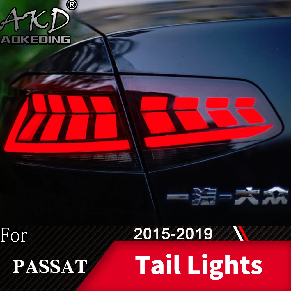 Задний фонарь для VW Passat B8- Passat светодиодный задний фонарь Противотуманные фары Дневные ходовые огни DRL тюнинговые автомобильные аксессуары