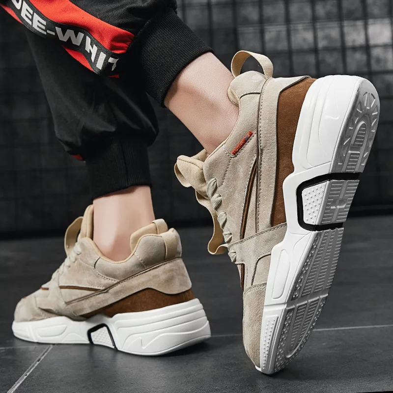 

MEN'S SHOES Winter Trendy Shoes Korean-style Trend Fashion & Sports Casual Running Shoes Harajuku Versatile Online Celebrity Ele