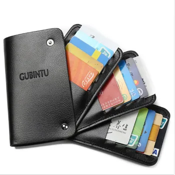 

Unisex Simple Fashion Package Bank Credit Card Business Bus Card Package High Quality Multi-card Rotation Card Holder Clip