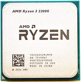 Четырехъядерный процессор AMD Ryzen 3 2200G R3 YD2200C5M4MFB разъем AM4 5 ГГц | Компьютеры и офис