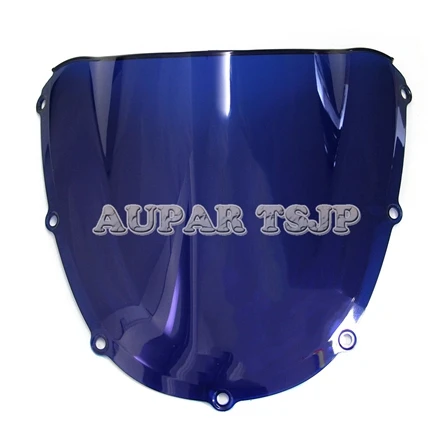 Blue Автоцикл лобовое стекло для Honda CBR900RR 2002 2003 автофургон воздушный дефлектор ABS пластик CBR954RR 02 03 ветровое стекло двойной пузырь - Цвет: Blue