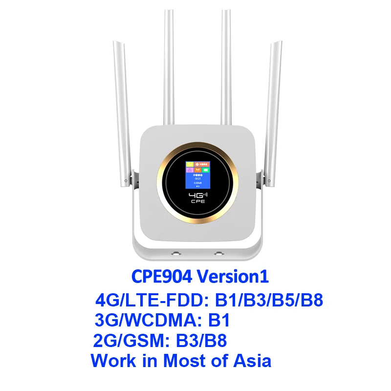 Version1 TIANJIE CPE904 роутер 4g sim карта 4G wifi роутер Точка доступа 4G LTE модем 3000mah аккумулятор Карманный wifi модем CPE 4g wifi CPE роутер - Цвет: Version1