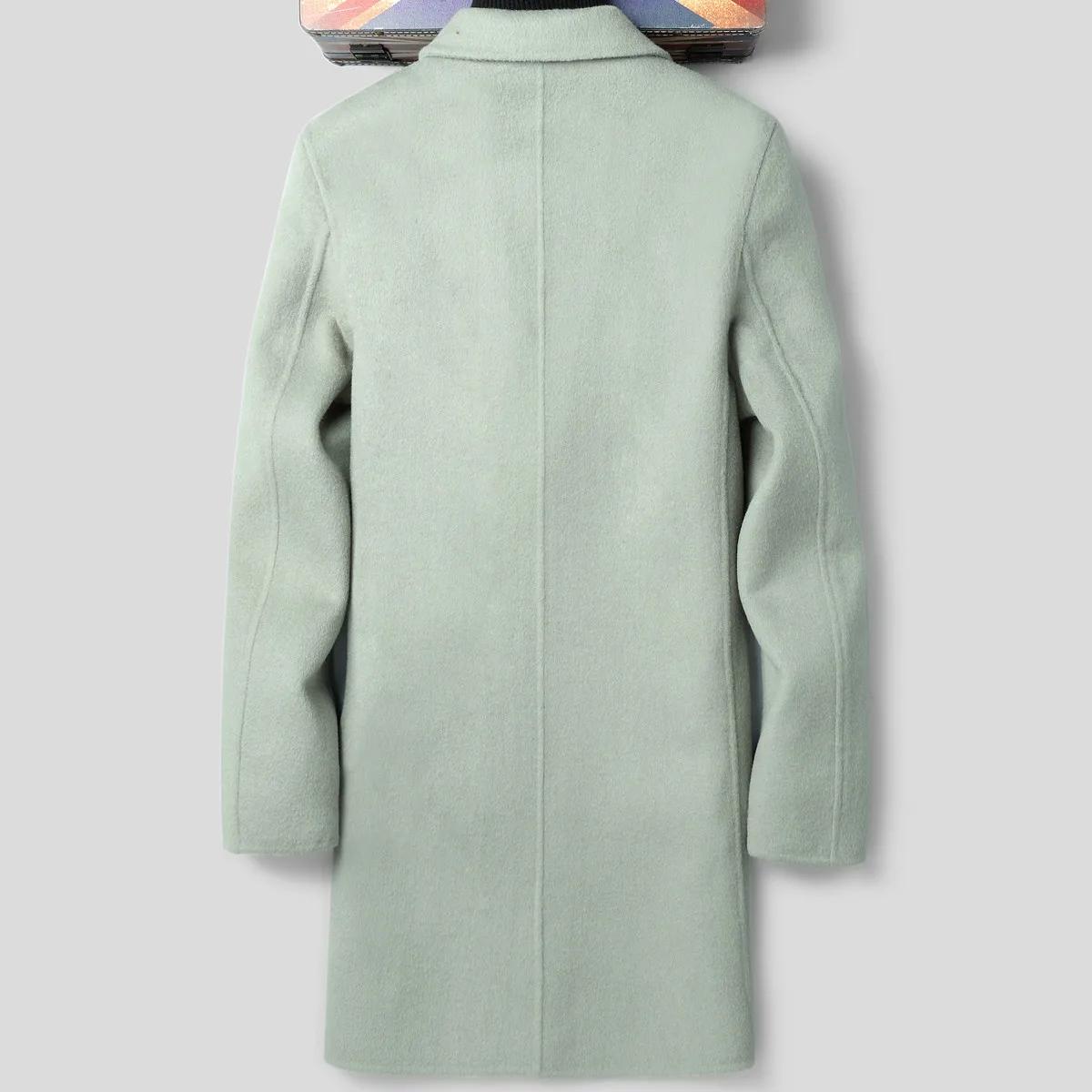 

Handmade Double-sided Wool Coat Korean Spring Fall British Windbreaker Jacket Mens Coats and Jackets LSY088338 K1292