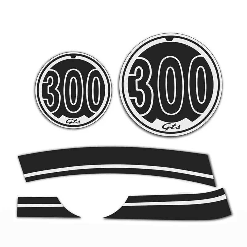 2D gts300iesupersport наклейка эмблема для Vespa GTS 300 gts300 - Цвет: 10
