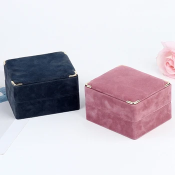 

Bracelet Necklaces Portable Storage Flannel Display Earring Zipper Jewelry Box Case Women Ring Travel Organizer