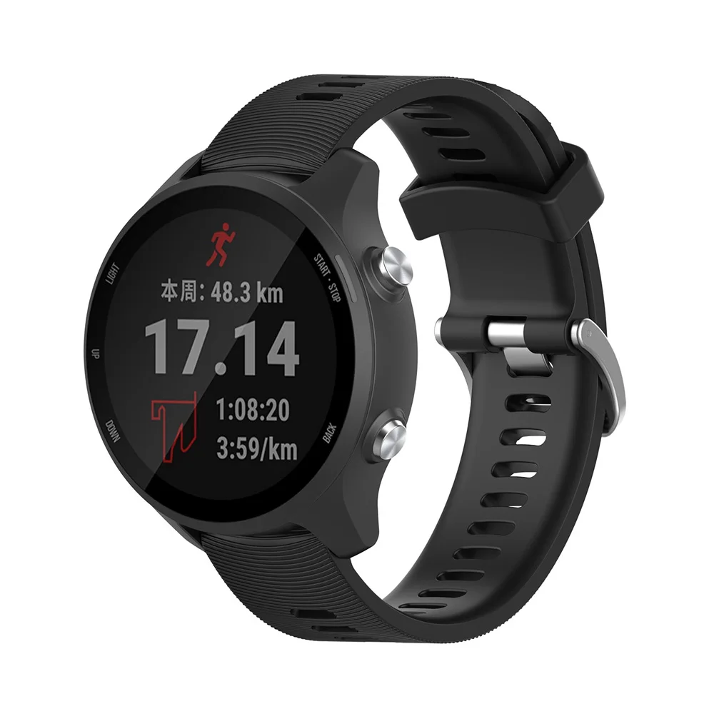 Браслет для Garmin Forerunner245 245M 645 Смарт-часы ремешок для Vivoactive3 Музыка для Polar Lgnite для Huami Bip Gts браслет