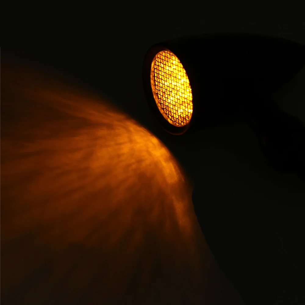 

1 Pair Universal Motorcycle LED Turn Signal Brake Taillight Grid Marker Light