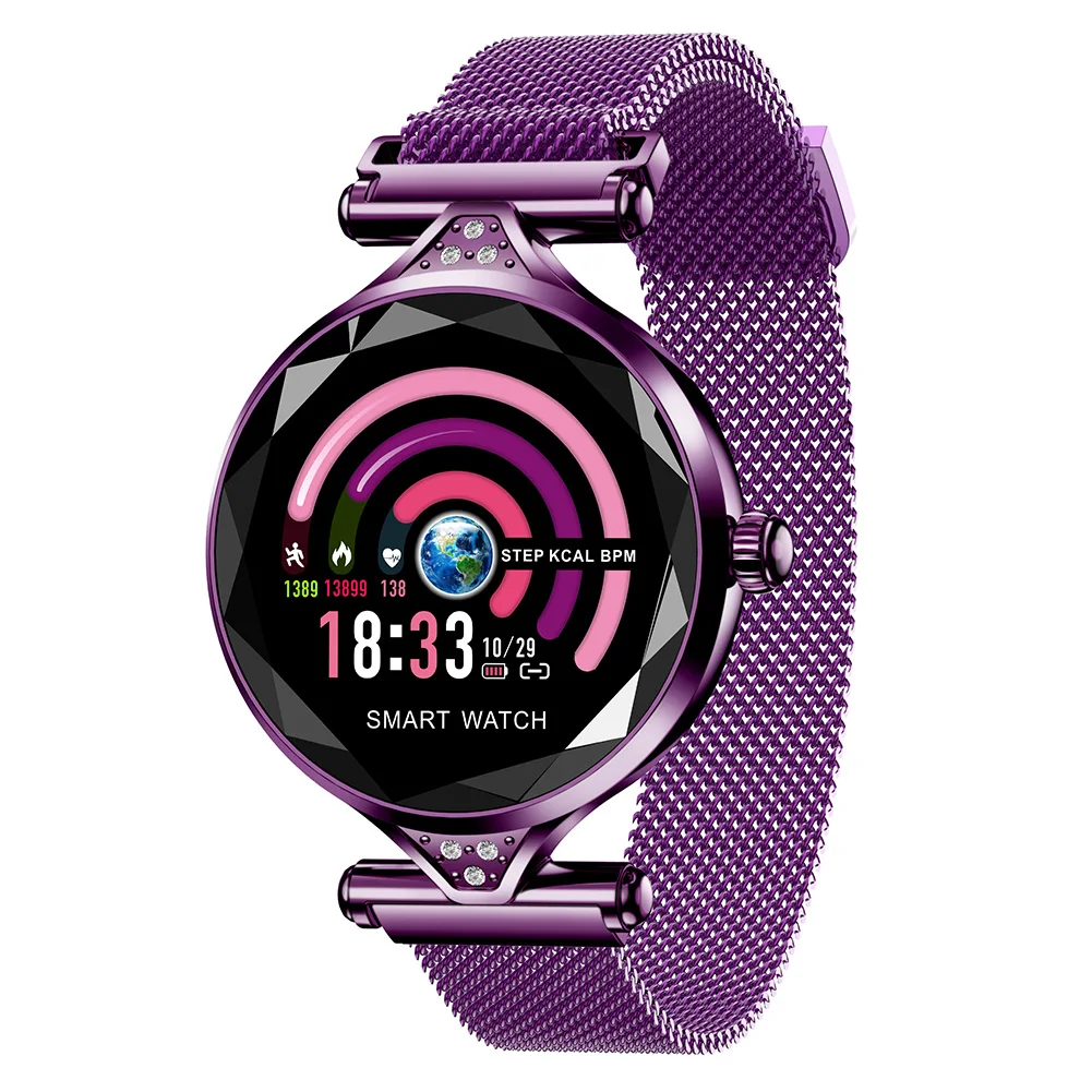 H1Smart Bracelet Color Screen Female Smart Heart Rate Blood Pressure Monitoring Wristband Multifunctional Fashion Smart Watch